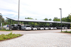 parking lot solar panels